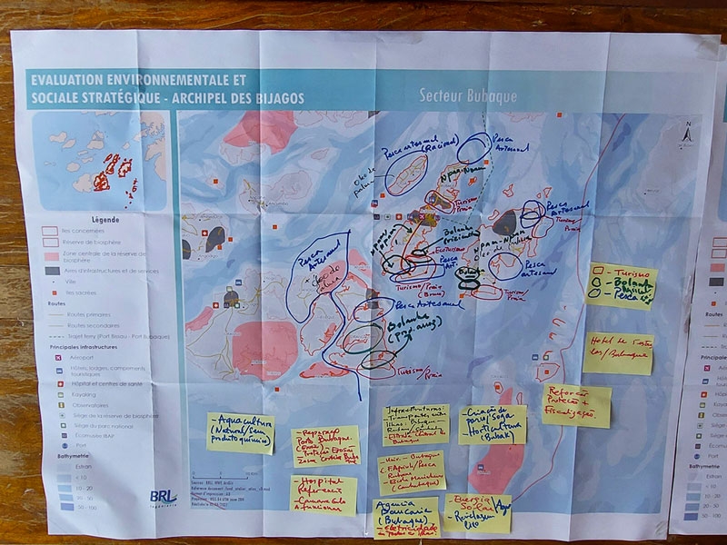 Carte de travail en concertation