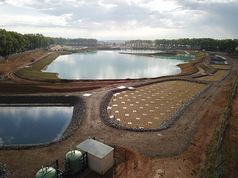 Bassin piscicole - Parc Gérard Bruyère, Baillargues 