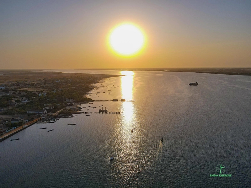 Coucher de soleil au Sénégal 