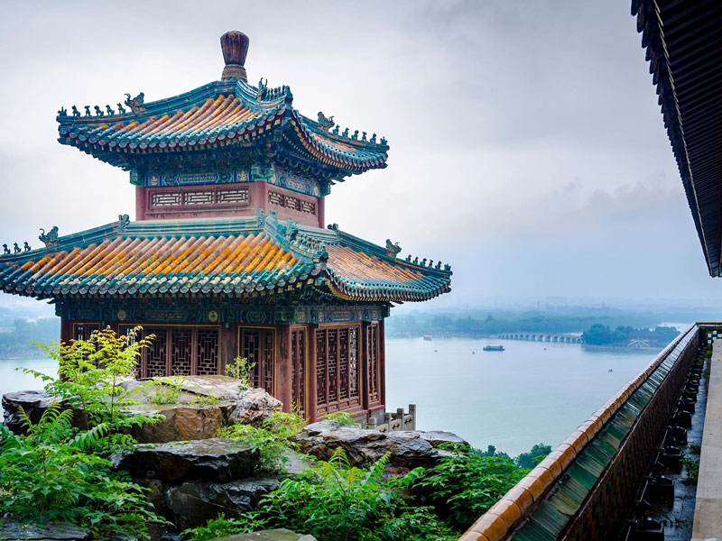 Palais d'été à Pékin en Chine