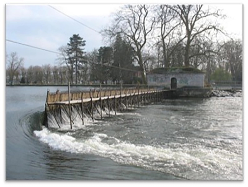 Ancien barrage de bartardeau à Auxerre