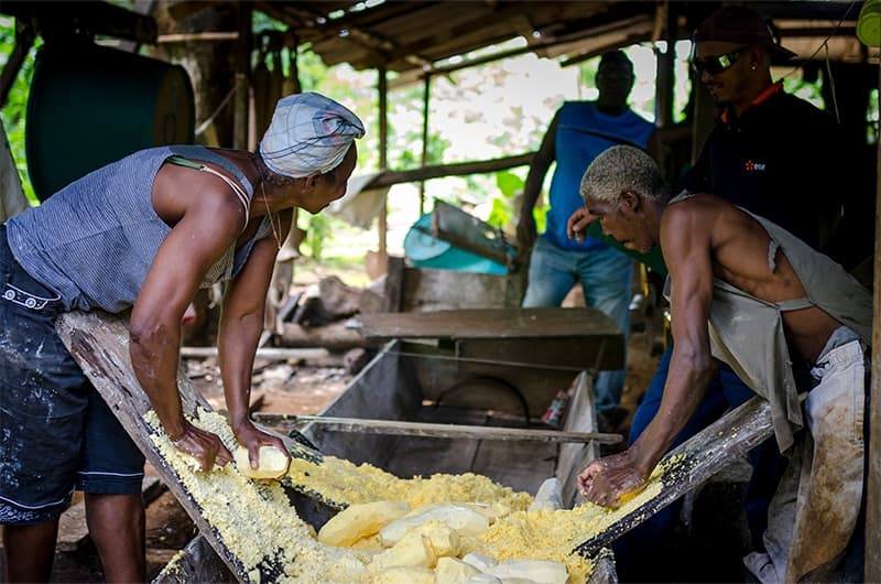 Hommes qui travaillent 
