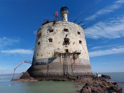 Fort Boyard dans son état actuel charante maritime 