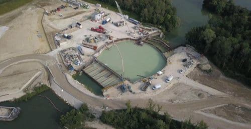 Valley of the Bassée - pilot site - first flood control structure