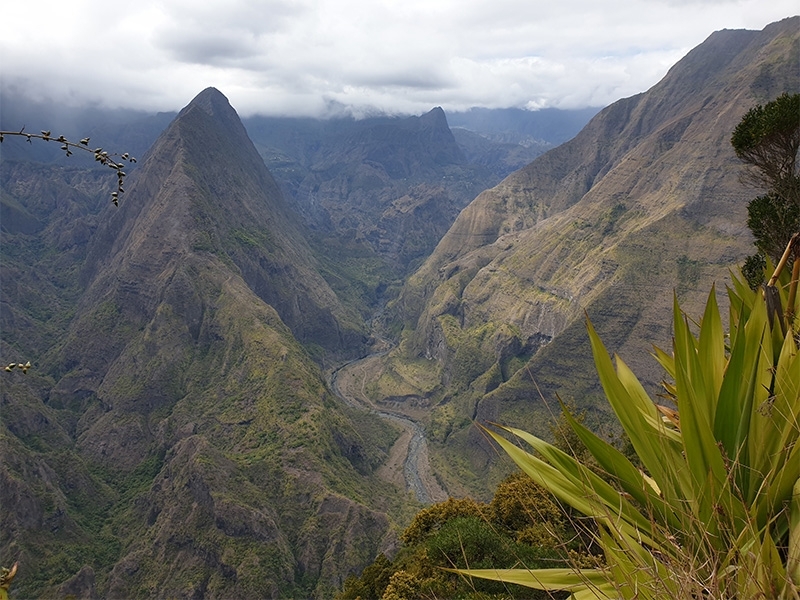Point de vue sur montagne à La Réunion