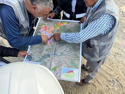 Personnes qui regarde un plan